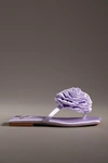 Jeffrey Campbell 3d Flower Sandals In Purple