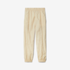 Burberry Crinkled Wide-leg Track Pants In Soap