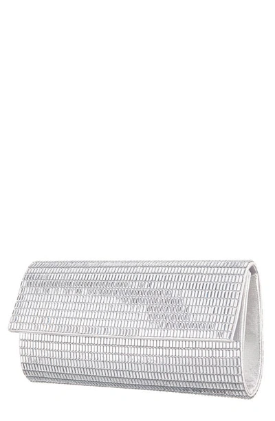 Nina Hope Clutch In Silver