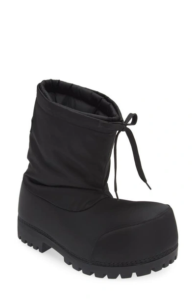 Balenciaga Alaska Puffer Boot In Black