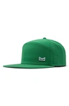 Melin Trenches Icon Hydro Performance Snapback Hat In Kelly Green