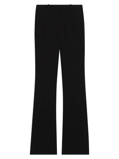 Theory Admiral Crepe Slim Full-length Trousers In Black