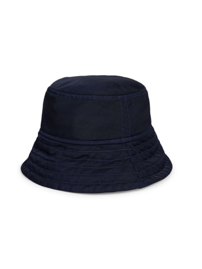 Dries Van Noten Men's Gilly Nylon Bucket Hat In Blue