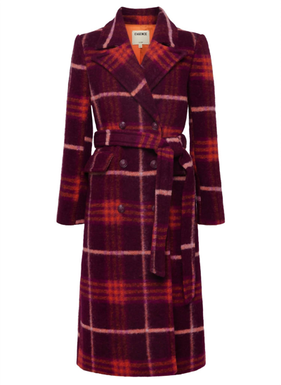 Red Plaid Coat