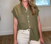 THREAD & SUPPLY EFFORTLESS TOP IN OLIVE