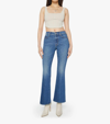 Mother The Weekend High Waist Stretch Denim Bootcut Jeans In Multi