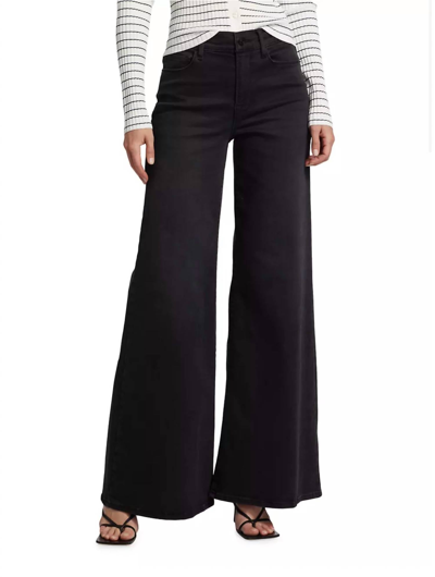 Frame Le Palazzo Wide-leg Jeans In Black