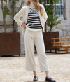 Vilagallo Dorin Trouser In Ecru Corduroy In Multi