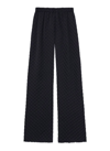 Lafayette 148 Riverside Plisse Pant In Black