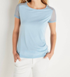 ANATOMIE MELISSA SUMMER TEE IN LIGHT BLUE