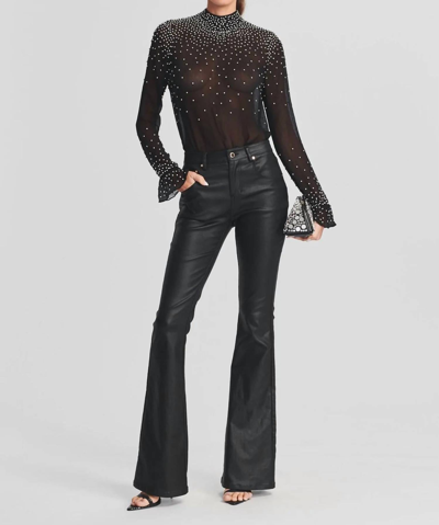 Retroféte Joyce Embroidered Blouse In Black