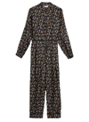 Max Mara Mara Lipstick Print Jumpsuit In Black In Black