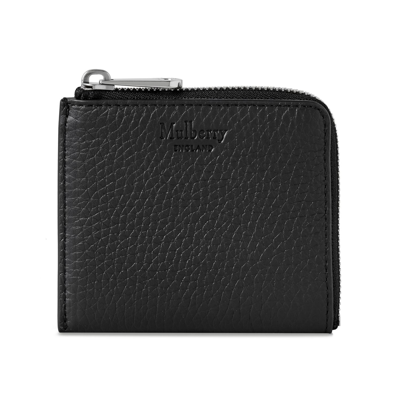 Mulberry Zipped Wallet In Black