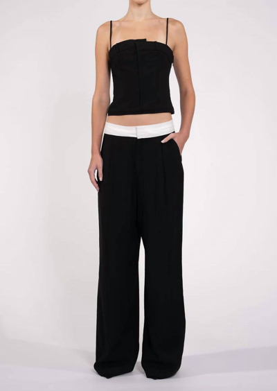 Nonchalantlabel Landon Pant In Black