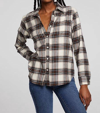 Chaser Jackson Button Down In Americana Plaid In Multi