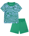 NIKE TODDLER BOYS PAINT DRI-FIT T-SHIRT AND SHORTS, 2 PIECE SET
