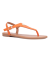 New York And Company Women's Nari Flat Sandal In Orange