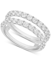 Grown With Love Igi Certified Lab Grown Diamond (1-1/2 Ct. T.w.) Enhancer Ring In 14k White Or Yellow Gold In White Gold