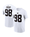 Nike Men's  Maxx Crosby White Las Vegas Raiders Player Name And Number T-shirt In White
