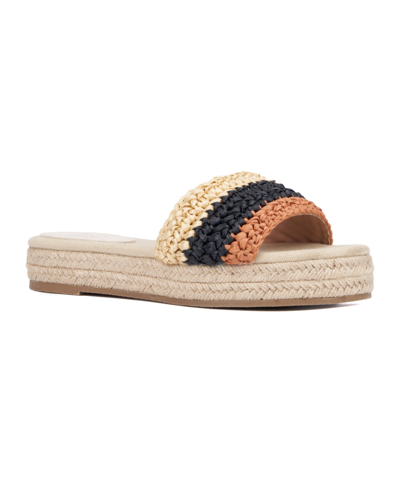 New York And Company Women's Tatum Flat Form Espadrille Sandal In Multi