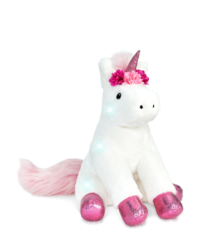 Geoffrey's Toy Box Kids' 13" Unicorn Plush Stuffed Animal Toy In White