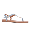 New York And Company Women's Nari Flat Sandal In Light Blue