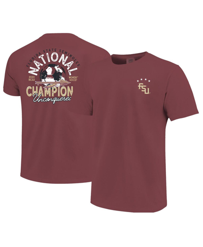 Image One Men's And Women's Garnet Florida State Seminoles 2023 Ncaa Women's Soccer National Champions T-shirt