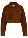 RE/DONE RE/DONE BROWN SUEDE JACKET