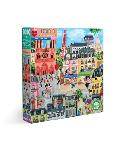 Eeboo Kids' Piece And Love Paris In A Day Puzzle In Multi