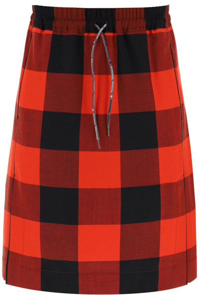 Vivienne Westwood Plaid-check Wool Skirt In Mixed Colours