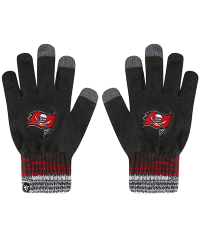 47 Brand Men's ' Tampa Bay Buccaneers Static Gloves In Black
