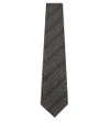 TOM FORD Basketweave stripe silk-wool tie