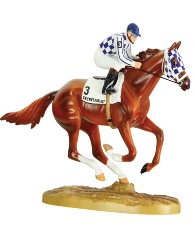 Breyer Kids' Horse Triple Crown Winner Secretariat And Jockey Figurine In Multi