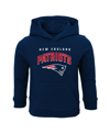OUTERSTUFF TODDLER BOYS AND GIRLS NAVY NEW ENGLAND PATRIOTS STADIUM CLASSIC PULLOVER HOODIE