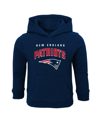 Outerstuff Babies' Toddler Boys And Girls Navy New England Patriots Stadium Classic Pullover Hoodie