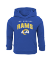 OUTERSTUFF TODDLER BOYS AND GIRLS ROYAL LOS ANGELES RAMS STADIUM CLASSIC PULLOVER HOODIE