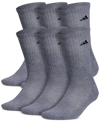 ADIDAS ORIGINALS MEN'S CUSHIONED ATHLETIC 6-PACK CREW SOCKS