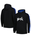 Mitchell & Ness Men's  Black Orlando Magic Hardwood Classics Nights Raglan Pullover Hoodie In Black