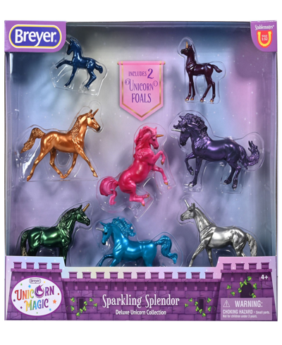 Breyer Horses Sparkling Spendor Deluxe Unicorn Set In Multi