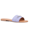 New York And Company Women's Naia Flat Sandal In Lavender
