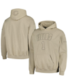 Pro Standard Men's  Justin Fields Tan Chicago Bears Player Name And Number Pullover Hoodie In Tan
