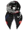 GUCCI Space Animals wool and silk-blend scarf