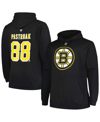 Profile Men's  David Pastrnak Black Boston Bruins Big And Tall Name And Number Pullover Hoodie In Black