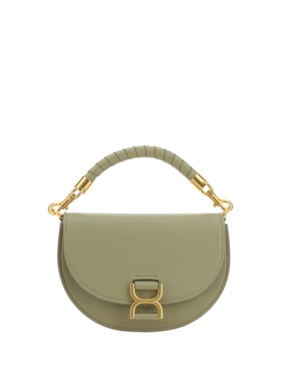 Chloé Marcie Handbag In Pottery Green