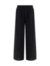 Fabiana Filippi Denim Effect Bell Pant In Nero