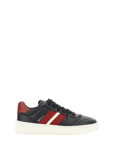 Bally Rebby-w Sneakers In Black/ Red