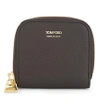 TOM FORD PEBBLE GRAINED LEATHER COIN PURSE