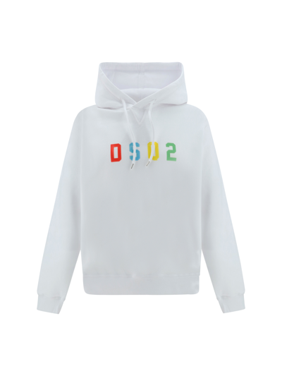 Dsquared2 White Cpppne Sweatshirt