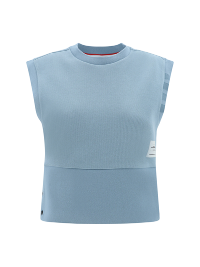 Thom Browne Top In Lightblue