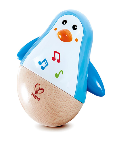 Hape Penguin Musical Wobbler In Multi